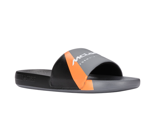04422-090-M | SLIDE SANDAL X MCLAREN F1 TEAM | ANTRACIET/ZWART/PAPAYA