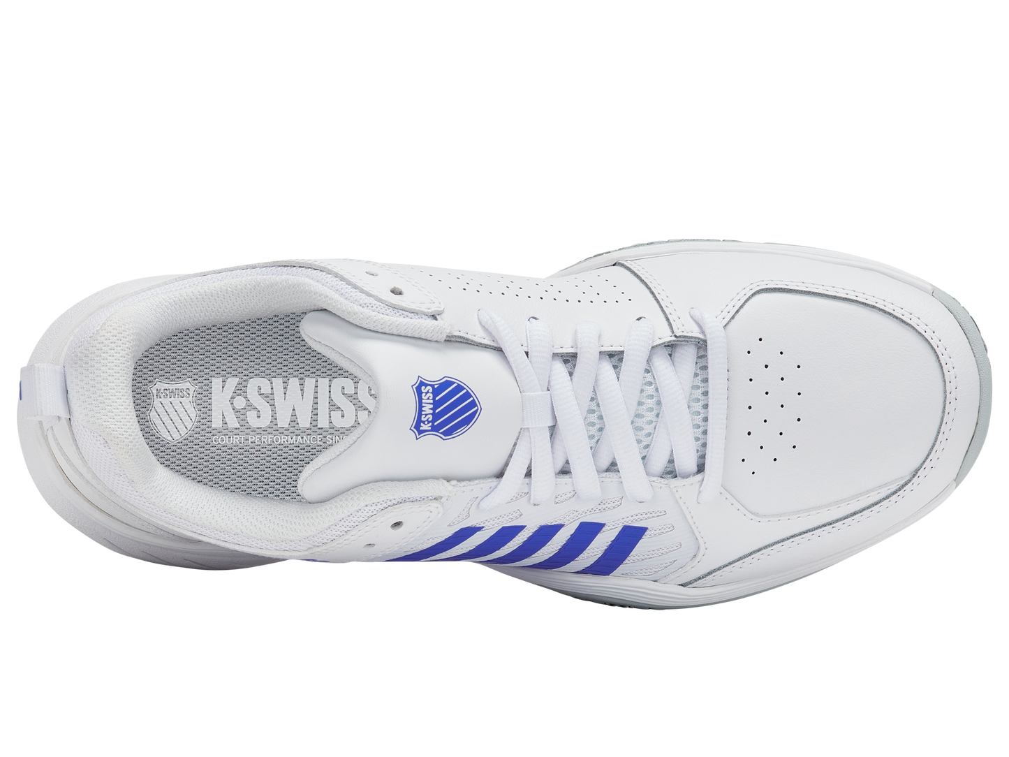 04428-142-M | COURT EXPRESS 2 | WIT/SCHITTEREND BLAUW