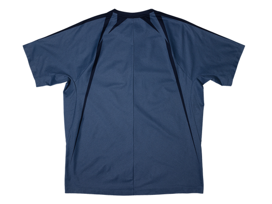 1012020-417 | RUBLEV US OPEN SHIRT | BLUE/YELLOW
