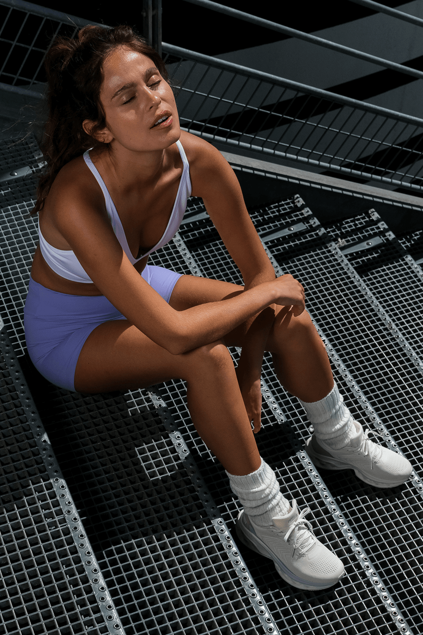 94494-164-M | MELROSE TUBES LITE | SNOW WHITE/LICHTGRIJS/LILA