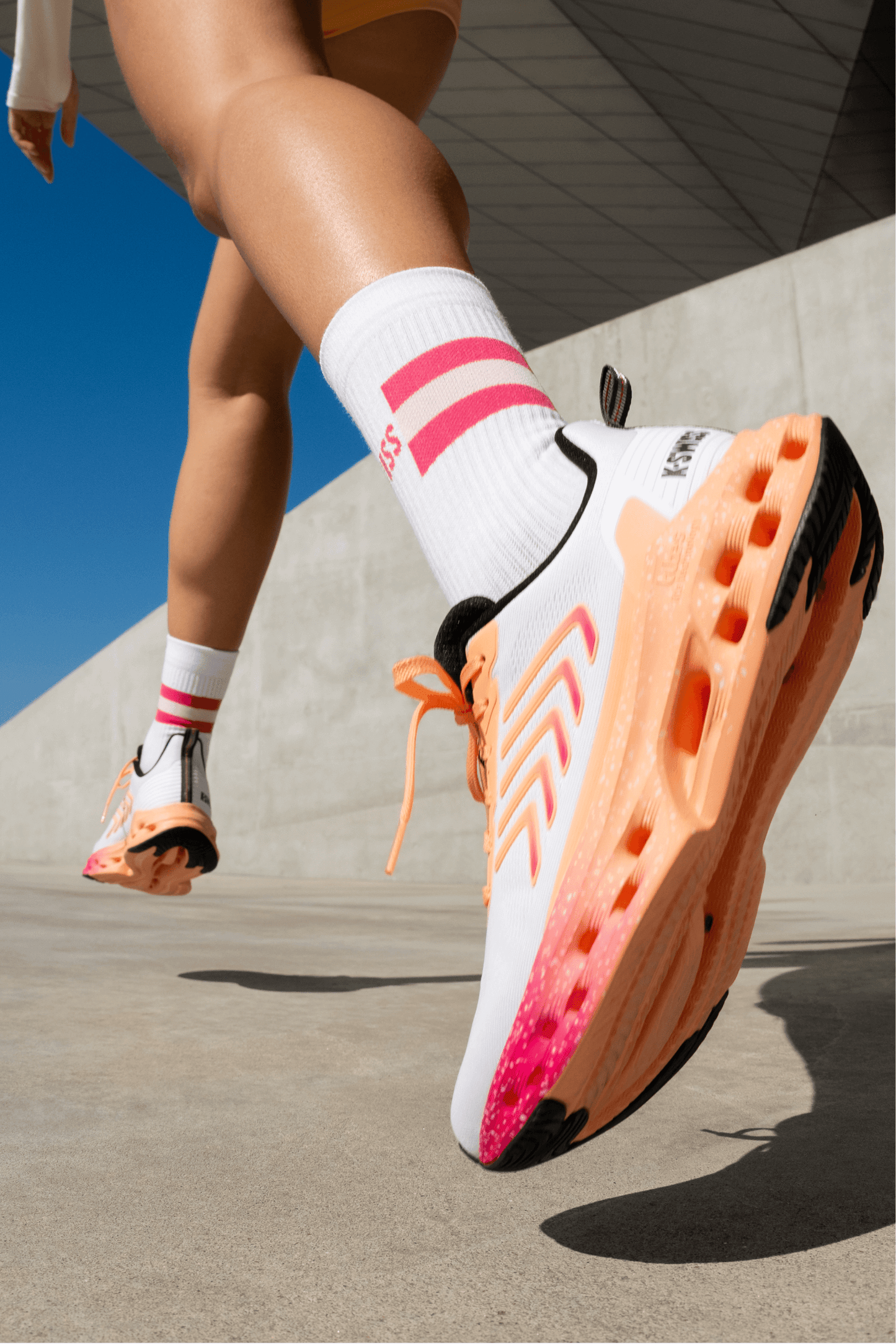 94494-171-M | MELROSE TUBES LITE | WIT/PERZIK COBBLER/CABARET/ZWART