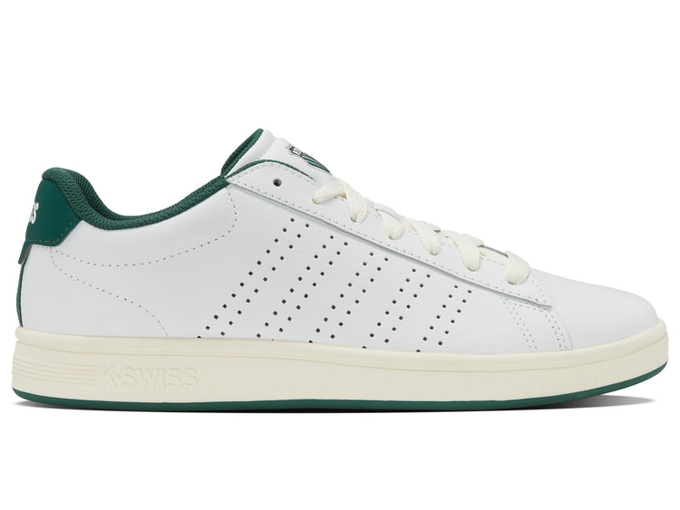 04411-108-M | COURT BASE II | WHITE/POSY GREEN