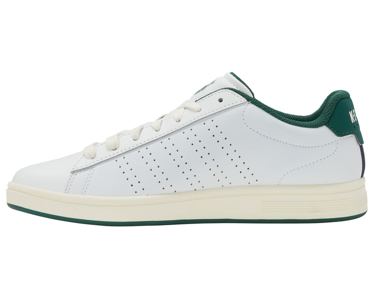 04411-108-M | COURT BASE II | WHITE/POSY GREEN