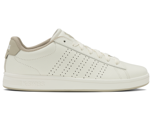 04411-127-M | COURT BASE II | SNOW WHITE/LIGHT GRAY/PEYOTE