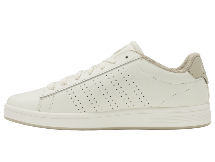 04411-127-M | COURT BASE II | SNOW WHITE/LIGHT GRAY/PEYOTE