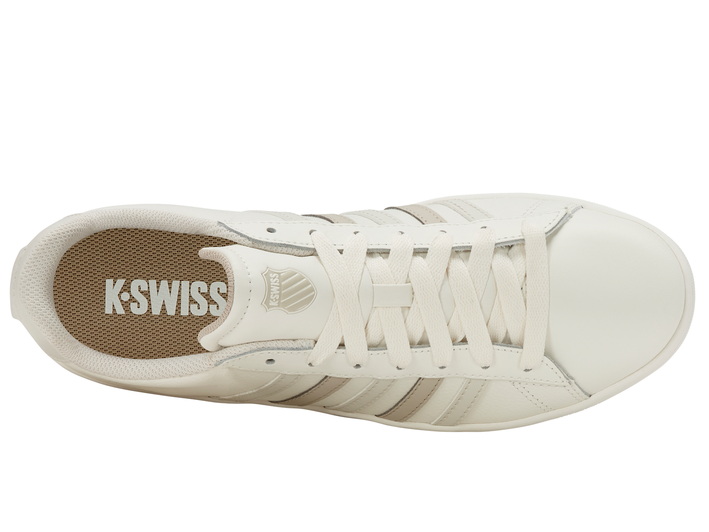 04413-127-M | COURT TIEBREAK II | SNOW WHITE/LIGHT GRAY/PEYOTE