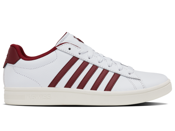 04413-152-M | COURT TIEBREAK II | WIT/TIBETAANS ROOD/SNEEUWWIT