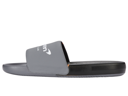 04422-090-M | SLIDE SANDAL X MCLAREN F1 TEAM | ANTHRACITE/BLACK/PAPAYA