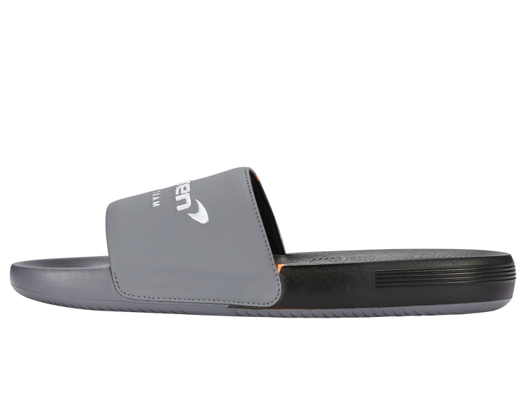 04422-090-M | SLIDE SANDAL X MCLAREN F1 TEAM | ANTHRACITE/BLACK/PAPAYA