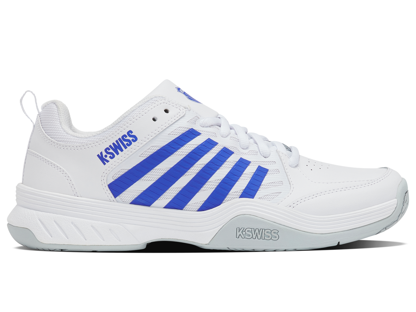 04428-142-M | COURT EXPRESS 2 | WIT/SCHITTEREND BLAUW