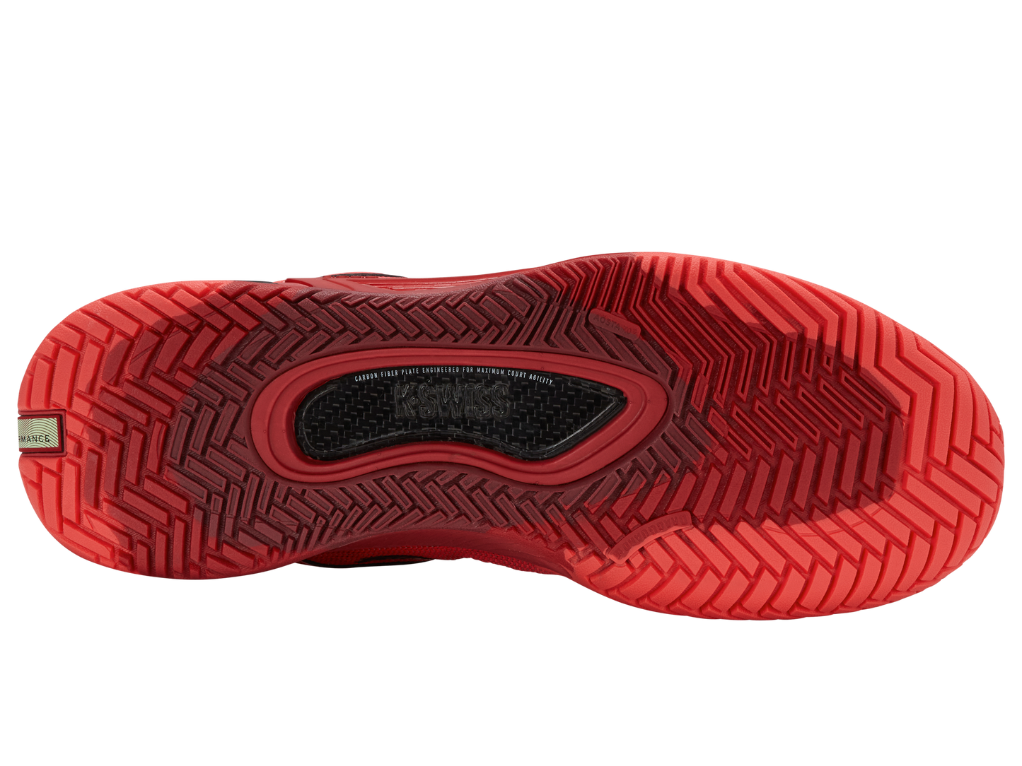 04432-656-M | HYPERCOURT PINNACLE | NEON LAVA/ZWART/CHILI PEPPER