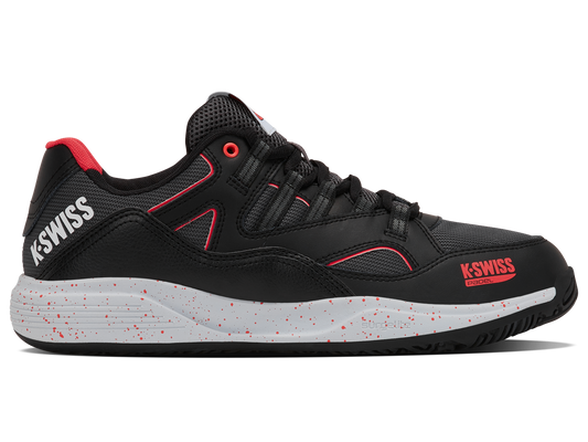 04435-074-M | TURA TEAM PADEL | ZWART/MICROCHIP/NEON LAVA
