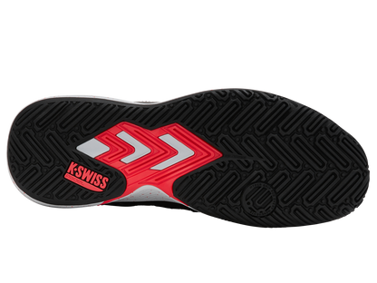 04435-074-M | TURA TEAM PADEL | ZWART/MICROCHIP/NEON LAVA
