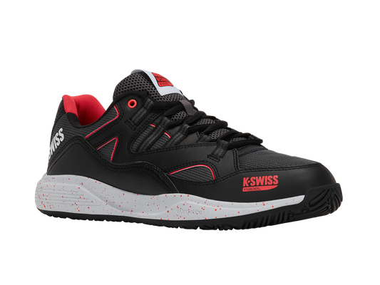 04435-074-M | TURA TEAM PADEL | ZWART/MICROCHIP/NEON LAVA