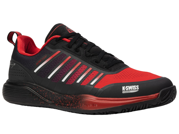 04436-927-M | ULTRA COURT PADEL | BLACK/ANTHRACITE/SANYO RED