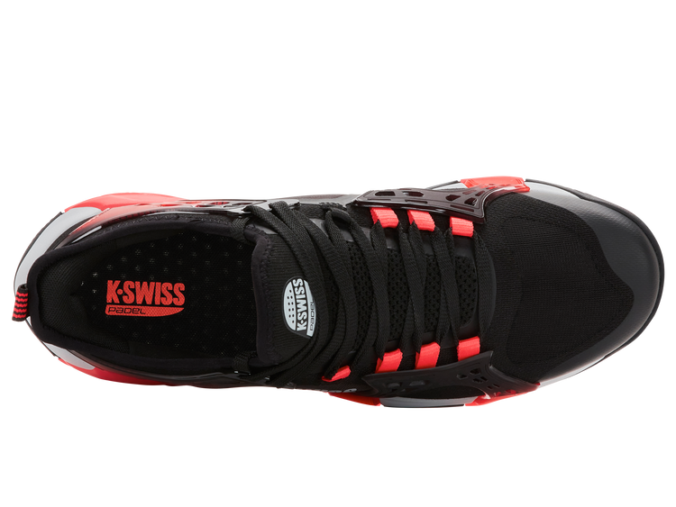 04597-074-M | K-FRAME PADEL | BLACK/MICRO CHIP/NEON LAVA