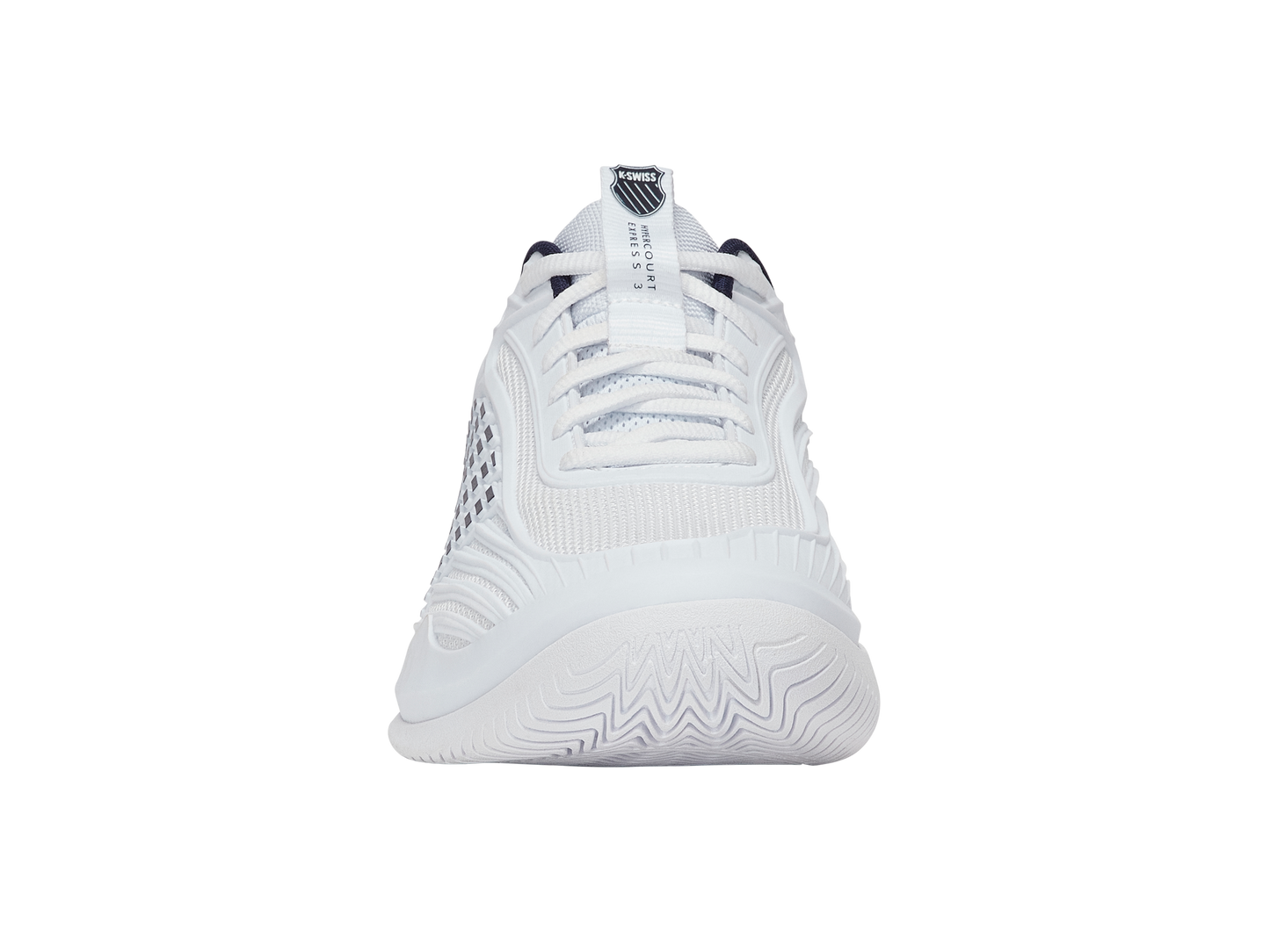 04603-161-M | HYPERCOURT EXPRESS 3 | WHITE/PEACOAT/SILVER