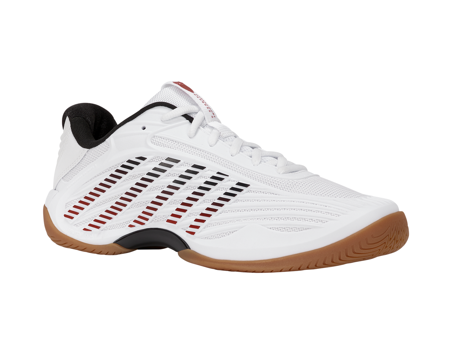04607-104-M | HYPERCOURT EXPRESS 3 INDOOR | WHITE/BLACK/HIGH RISK RED