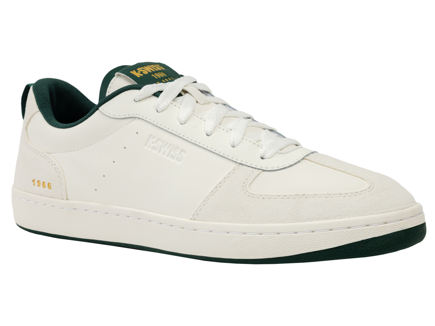 04734-180-M | COURT VARSITY | SNOW WHITE/POSY GREEN