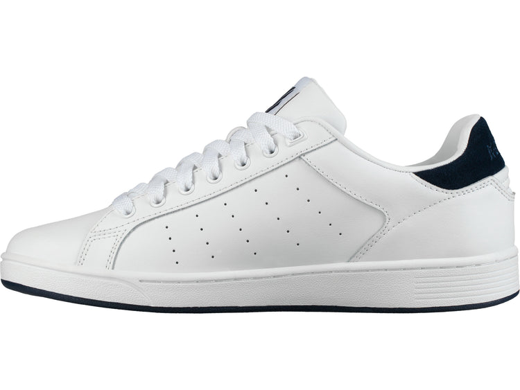 05353-167-M | MENS CLEAN COURT CMF | WHITE/NAVY/NAVY