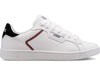 06347-123-M | MENS CLEAN COURT II CMF | WHITE/BLACK/COWHIDE