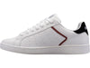 06347-123-M | MENS CLEAN COURT II CMF | WHITE/BLACK/COWHIDE
