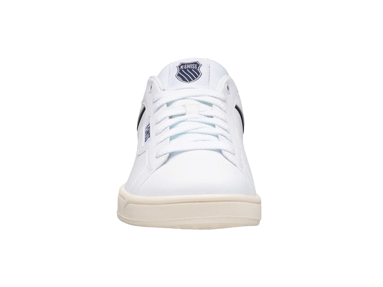 06347-159-M | MENS CLEAN COURT II CMF | WHITE/NAVY/ANTIQUE WHITE