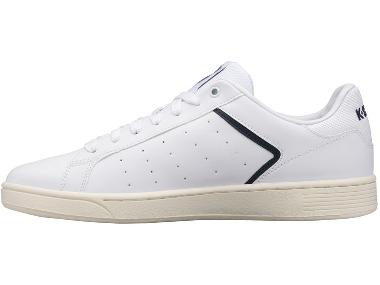 06347-159-M | MENS CLEAN COURT II CMF | WHITE/NAVY/ANTIQUE WHITE