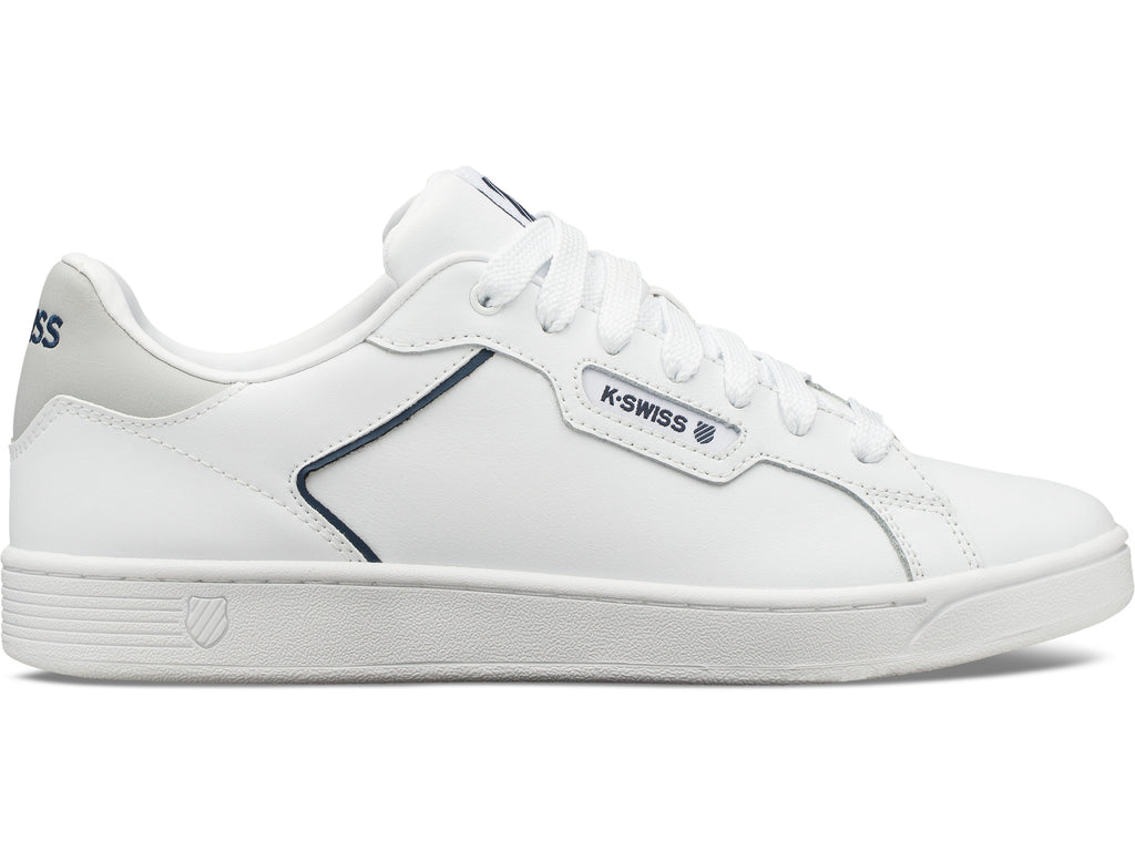 06347-169-M | MENS CLEAN COURT II CMF | WHITE/MAJOLICA BLUE/VAPOR BLUE