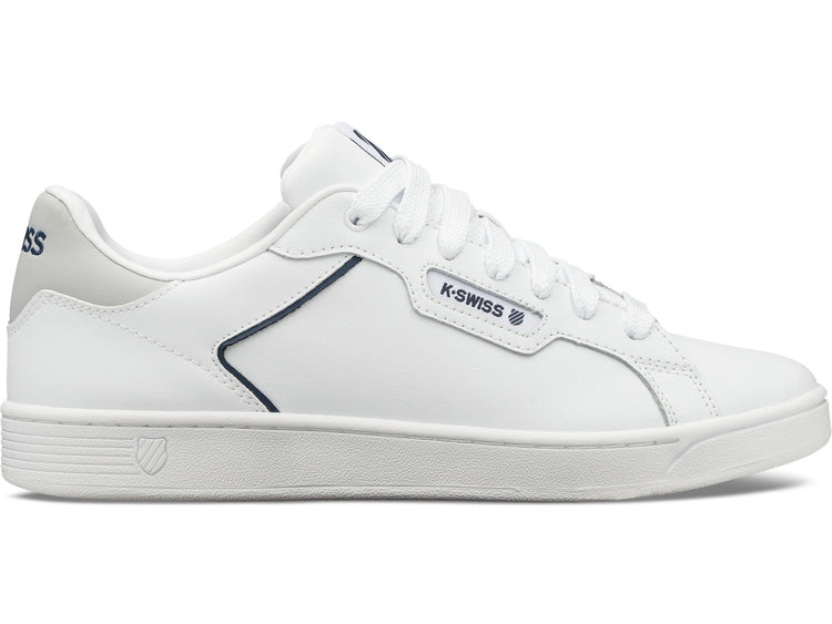 06347-169-M | MENS CLEAN COURT II CMF | WHITE/MAJOLICA BLUE/VAPOR BLUE