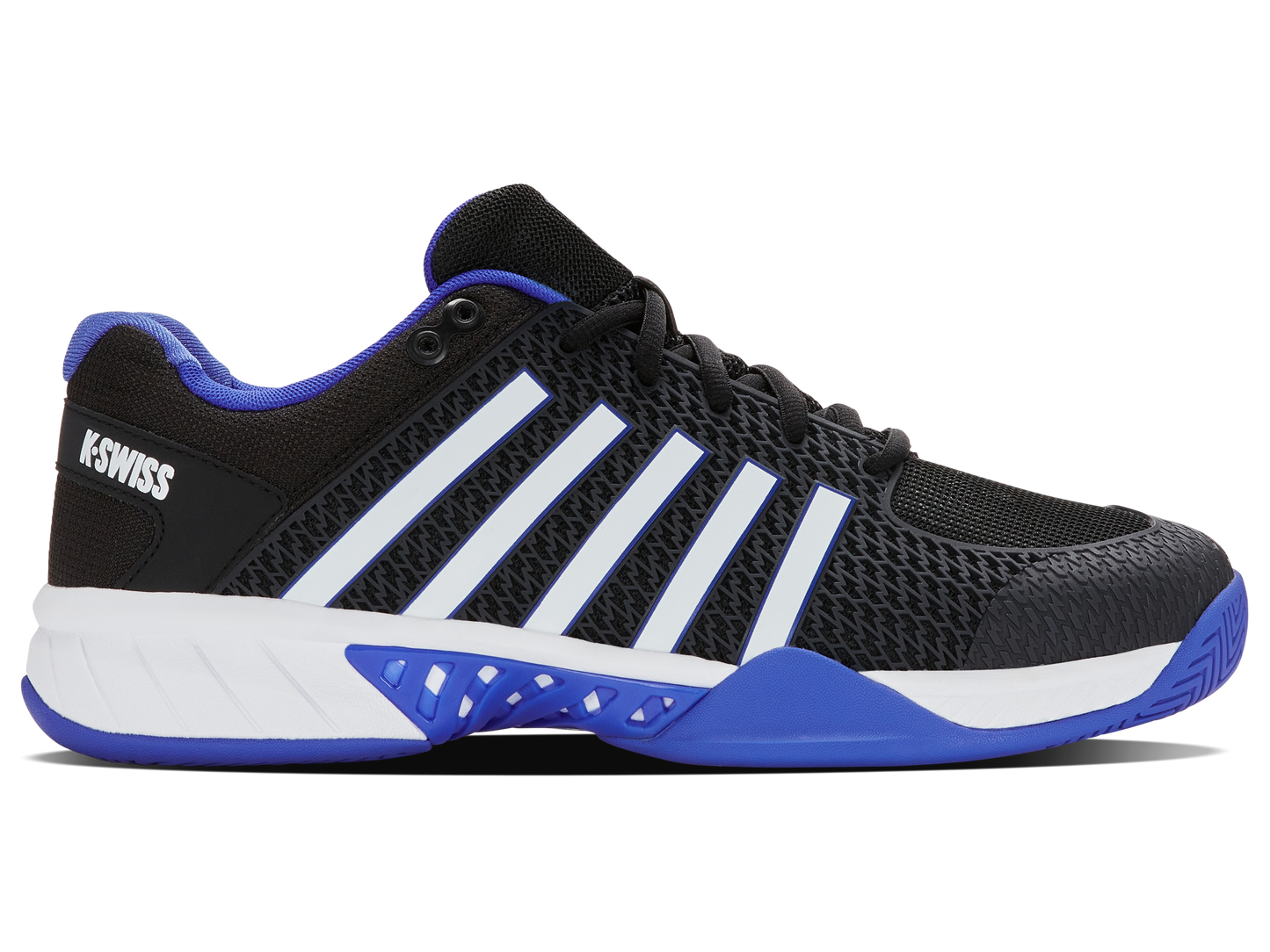 06563-072-M | EXPRESS LIGHT PICKLEBALL | ZWART/WIT/DAZZLING BLUE