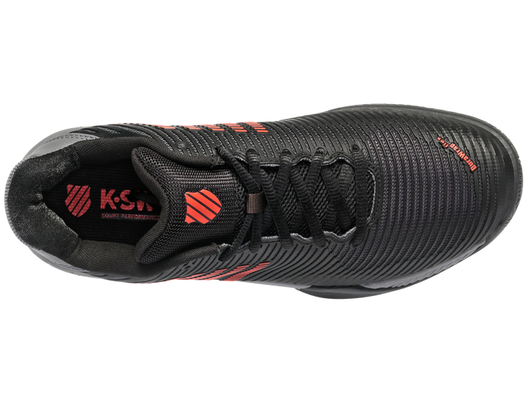 06613-042-M | HYPERCOURT EXPRESS 2 | JET BLACK/STEEL GRAY/SPICY ORANGE