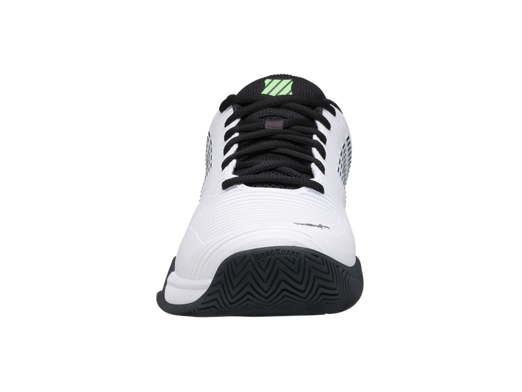 06613-115-M | HYPERCOURT EXPRESS 2 | WHITE/BLUE GRAPHITE/SOFT NEON GREEN