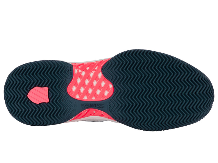 06614-129-M | HYPERCOURT EXPRESS 2 CLAY | WHITE/STARGAZER/NEON BLAZE
