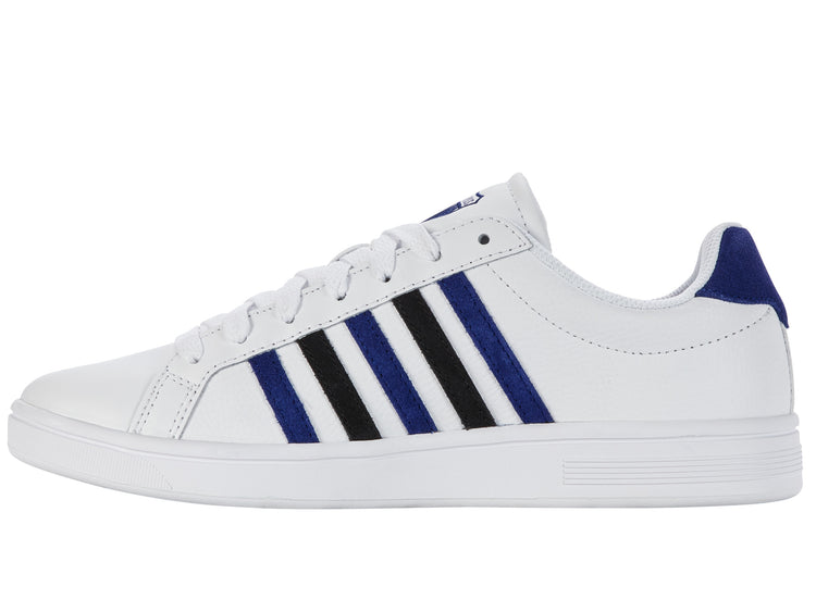 07011-984-M | COURT TIEBREAK | WHITE/SODALITE BLUE/BLACK