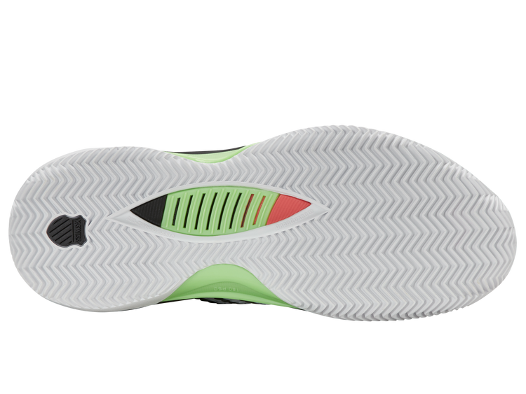 09072-184-M | HYPERCOURT SUPREME 2 CLAY | WHITE/BLACK/SOFT NEON GREEN