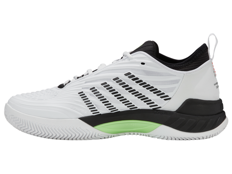 09072-184-M | HYPERCOURT SUPREME 2 CLAY | WHITE/BLACK/SOFT NEON GREEN