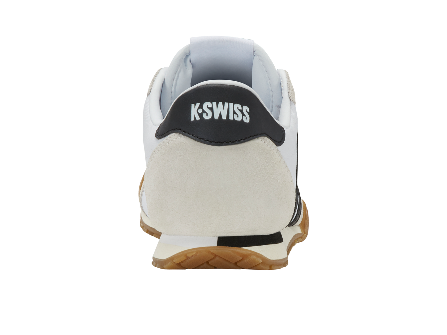09463-168-M | VINTAGE TRAINER T | WIT/ZWART/GUM