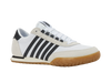 09463-168-M | VINTAGE TRAINER T | WIT/ZWART/GUM
