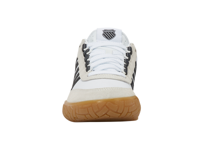 09463-168-M | VINTAGE TRAINER T | WIT/ZWART/GUM