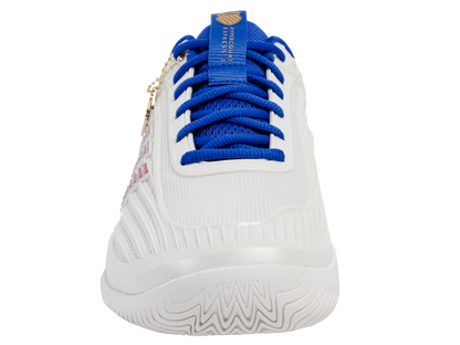 09629-104-M | HYPERCOURT EXPRESS 3 60TH | WIMBLEDON WHITE/DAZZLING BLUE/SILVER/MARS RED