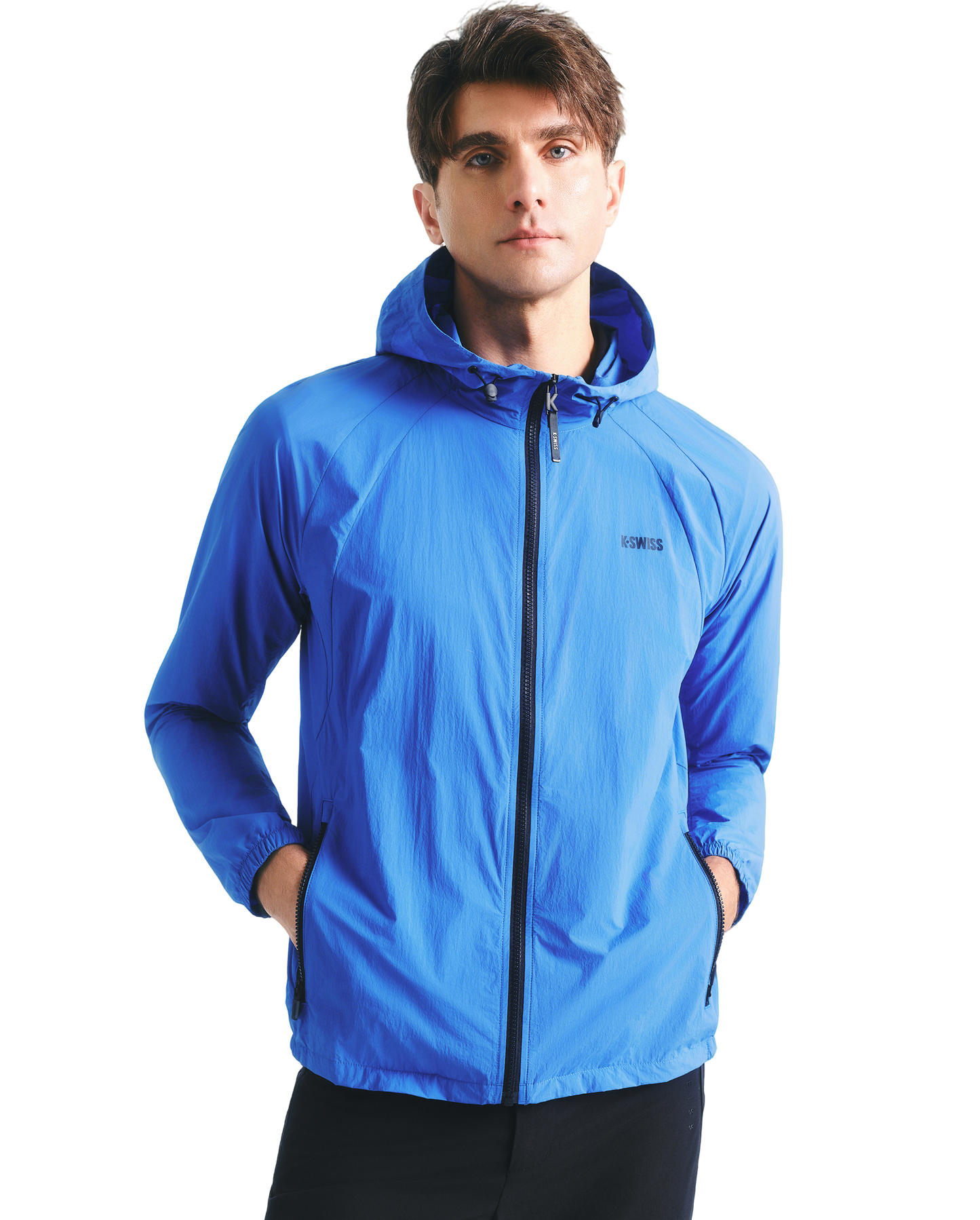 1011556-428 | HOODED JACKET 'TENNIS CLUB' | BLUE