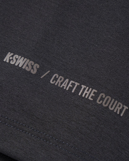 1011568-008 | T-SHIRT 'CRAFT THE COURT' QUICK-DRY UPF50+ | BLACK