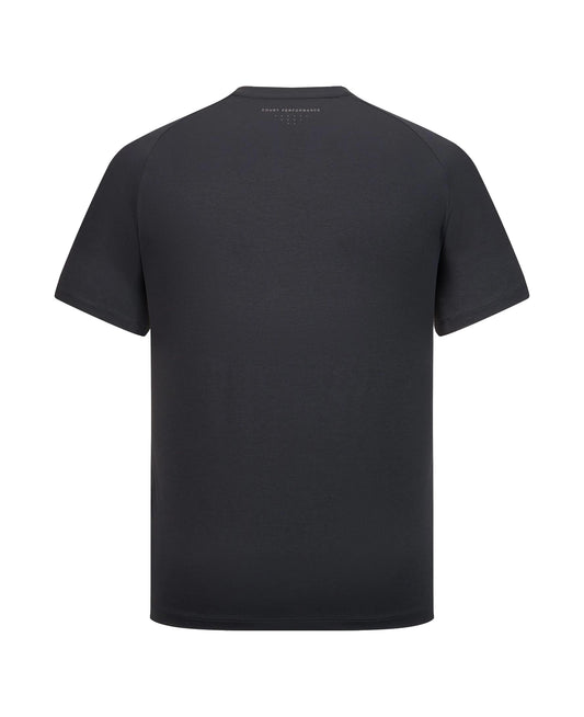 1011568-008 | T-SHIRT 'CRAFT THE COURT' QUICK-DRY UPF50+ | BLACK