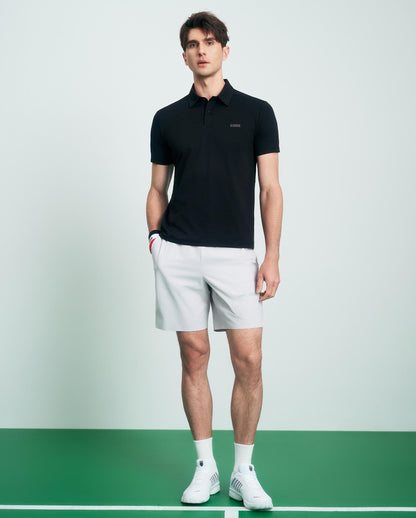 1011571-008 | MEN'S UPF50+ SWEAT ABSORB QUICK-DRY POLO SHIRT | BLACK