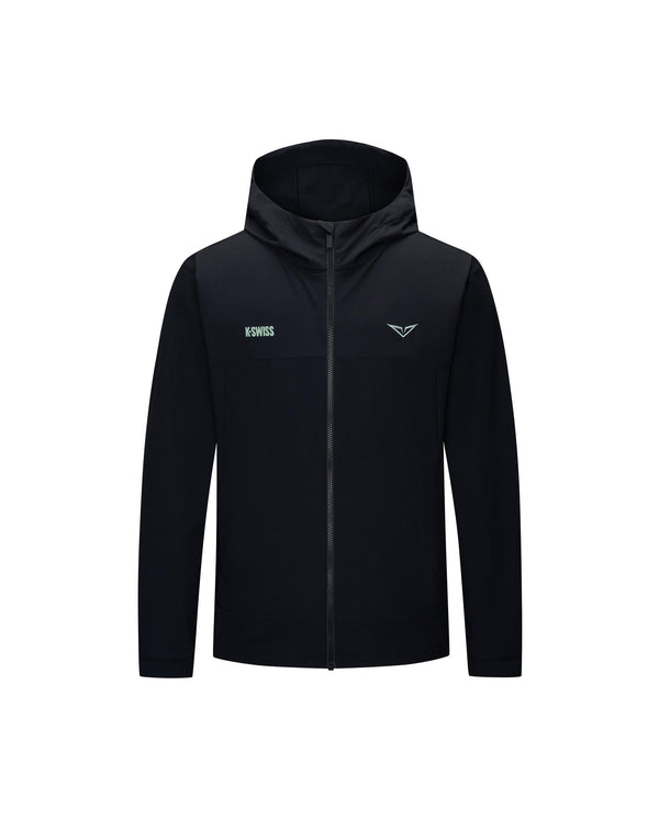 1013347-008 | K- SWISS X ANDREY RUBLEV MEN'S LOOSE FIT JACKET | BLACK