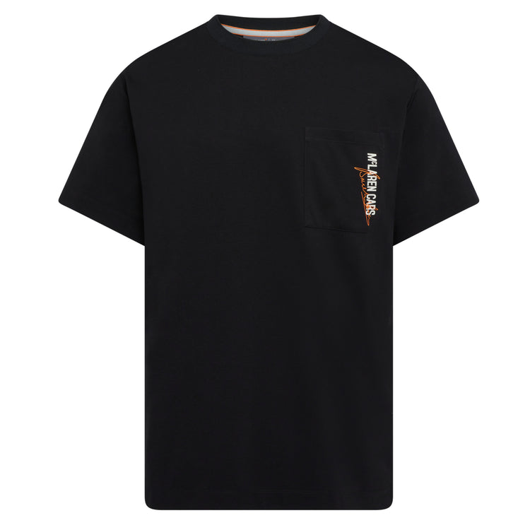 109355-008 | MCLAREN CARS POCKET TEE | BLACK