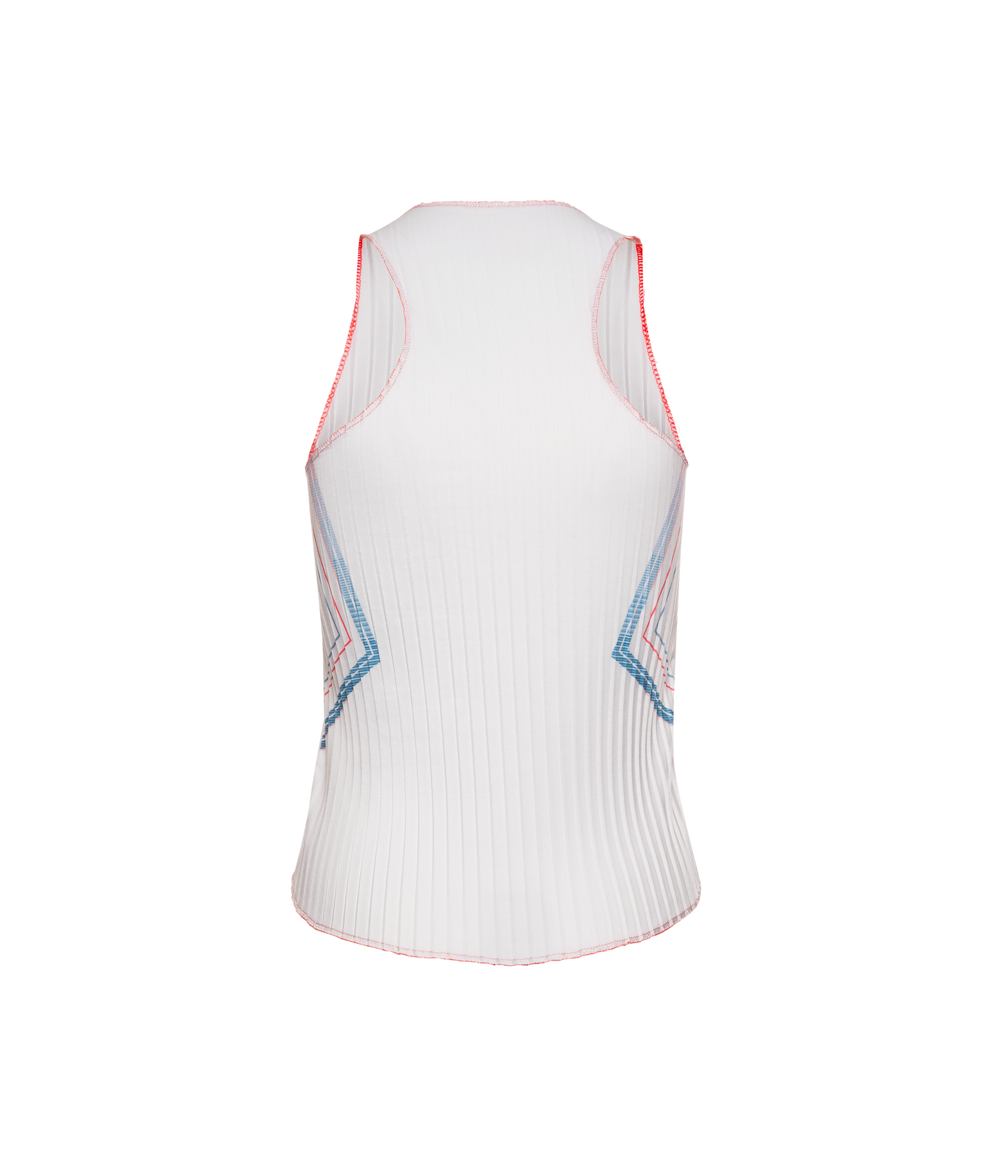 196048-100 | SCULPT PLEATED TANK | WHITE