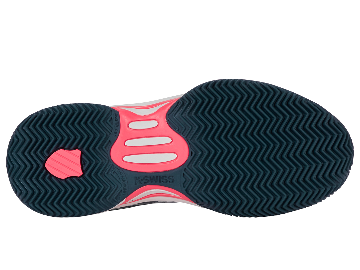86614-129-M | HYPERCOURT EXPRESS 2 CLAY | WIT/STARGAZER/NEON BLAZE