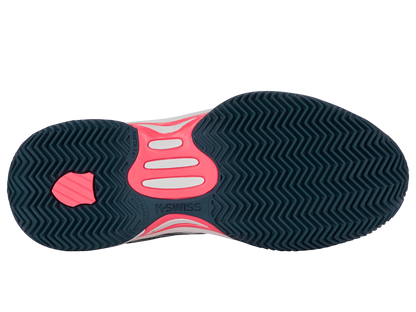 86614-129-M | HYPERCOURT EXPRESS 2 CLAY | WIT/STARGAZER/NEON BLAZE